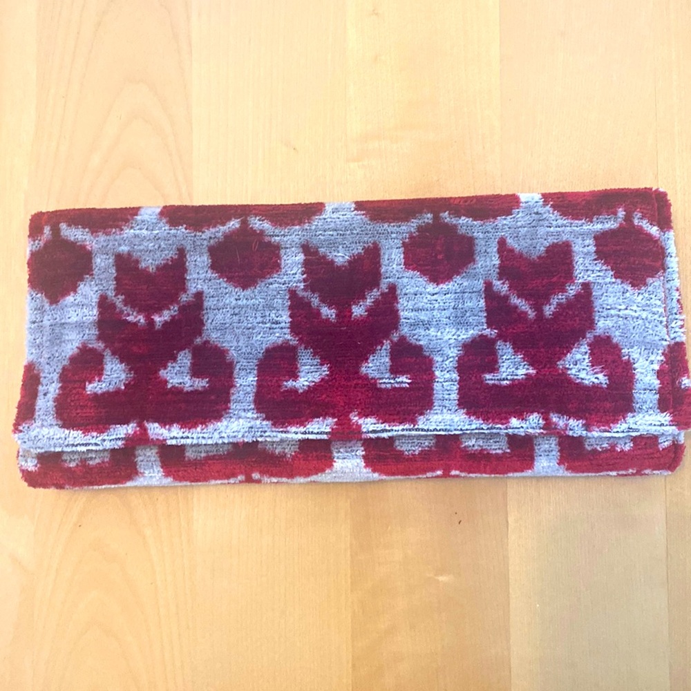 Red and Grey Clutch